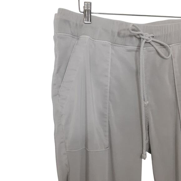 Bella Dahl Pocket Jogger Tencel Pant Stone Gray Womens M Minimalist Quiet Luxury - Picture 5 of 12
